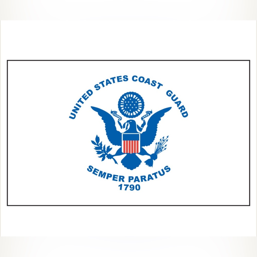 United States Coast Guard Flag Made in America 4' x 6' Nylon